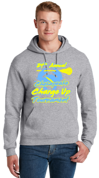 Charge UP Lax - Official Hoodie Sweatshirt- Grey