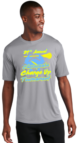 Charge UP Lax - Official Performance Short Sleeve - Silver