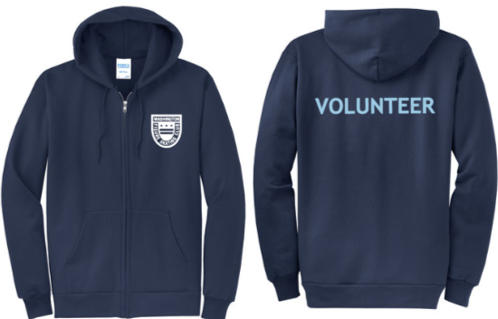 WSFC - Full Zip Hoodie Sweatshirt (Blue/White)