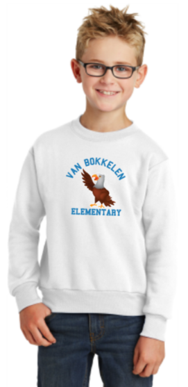VBES - White - Eagle Crewneck Sweatshirt
