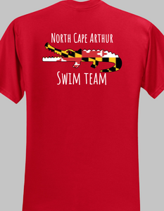 2021 NCA Swim Team SS TShirt - Cotton/Poly Blend