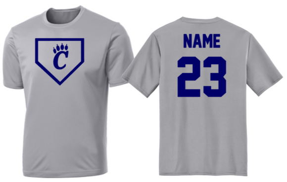 CHS Softball - PRACTICE Performance Short Sleeve Shirt - (Grey)