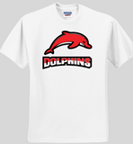 CST - RETRO DOLPHINS Short Sleeve T Shirt  (Cotton blend or Performance)