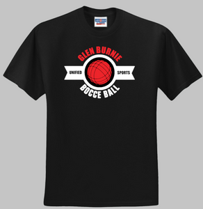 GB Unified - Unified Bocce Black Short Sleeve T Shirt (Cotton/Poly)
