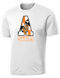 Andover Swim - Official Performance Short Sleeve (White, Black or Silver)