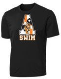 Andover Swim - Official Performance Short Sleeve (White, Black or Silver)