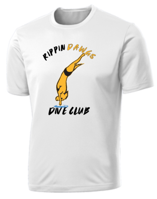 Rippin' Dawgs - Official Performance Short Sleeve (White, Black or Gold)