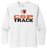 CSP Track - Official Long Sleeve T Shirt (White/Black)