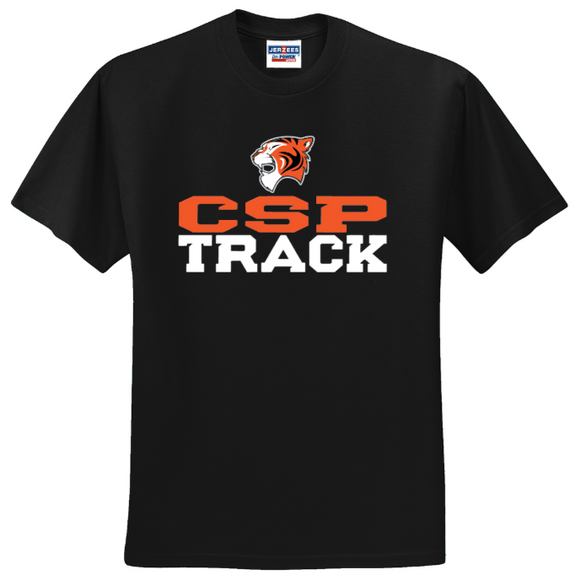CSP Track - Official Short Sleeve T Shirt (White/Black)