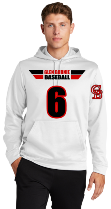 GB Baseball - On Field Collection White Hoodie Sweatshirt (Adult & Youth)