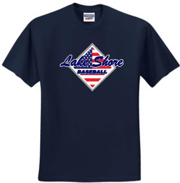 Lake Shore Baseball - USA Short Sleeve T Shirt