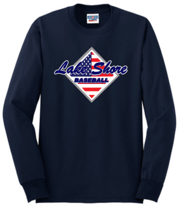 Lake Shore Baseball - USA Long Sleeve T Shirt