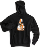 Andover Swim - Official Hoodie Sweatshirt (Black / Grey)