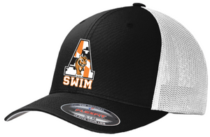 Andover Swim - Embroidered Black Flex Fit Hat