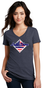 Lake Shore Baseball - USA Women's Perfect Blend V-Neck