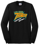 Lake Shore Softball - Thunder Long Sleeve Shirt (White/Black)