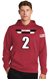 GBHS LAX - On Field Collection - RED Hoodie Sweatshirt (Adult & Youth)