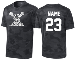 GBHS LAX - Official Iron Camo Hex Short Sleeve Shirt