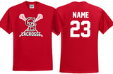 GBHS LAX - Official Short Sleeve T Shirt (Black or Red)