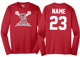 GBHS LAX - Official Long Sleeve TShirt (Red or Black)