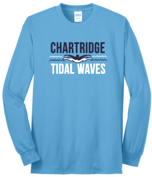 Chartridge Swim - Aquatic Blue Official Long Sleeve T Shirt