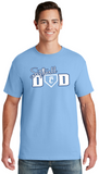 CHS Softball - DAD Short Sleeve T Shirt (White or Light Blue)