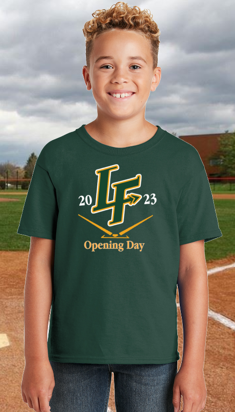 LF Baseball/Softball - OPENING DAY Official Short Sleeve T Shirt
