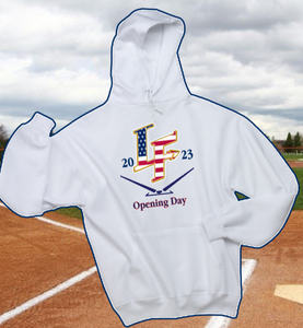 LF Baseball/Softball - OPENING DAY AMERICAN FLAG Official Hoodie Sweatshirt