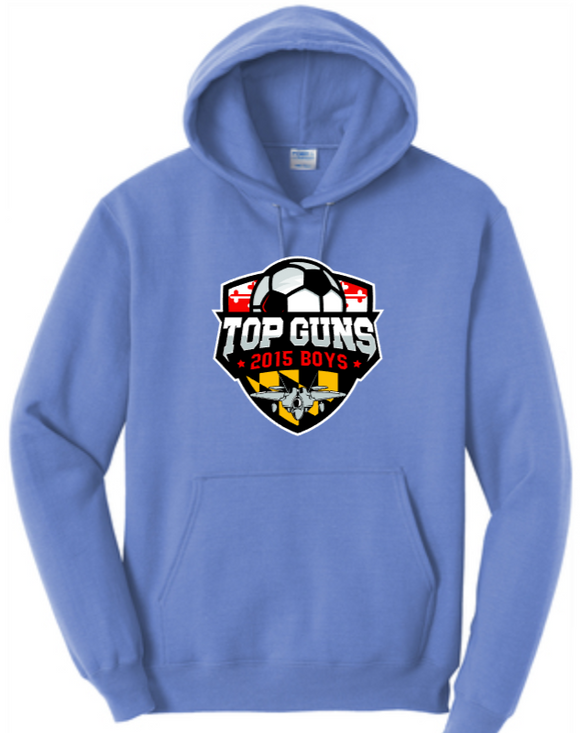 Top Guns - Official Hoodie Sweatshirt (Carolina Blue or White)