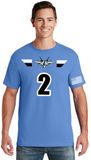 Top Guns - ON Field Short Sleeve T Shirt (Carolina Blue or Black)