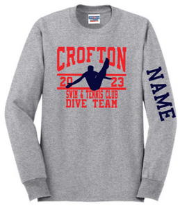 CSTC Dive - Official Long Sleeve TShirt (Grey or Red)