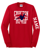 CSTC Dive - Official Long Sleeve TShirt (Grey or Red)