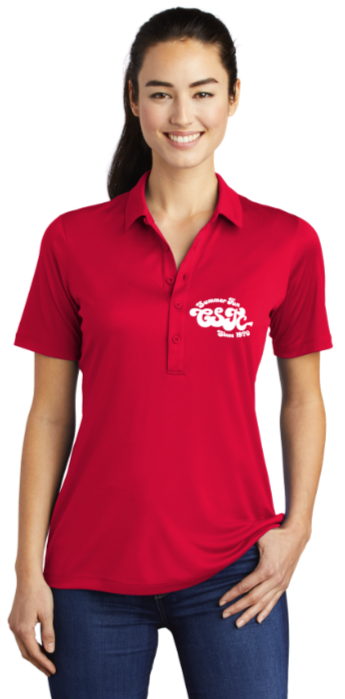 CSTC - Official Women's Polo (Printed) (Red or Navy Blue)