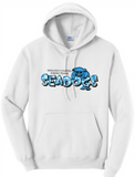 WC Seadogs Swim - Camo Logo Hoodie Sweatshirt (Grey or White)