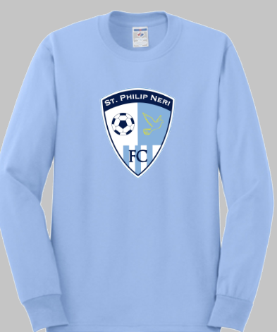 2021 SPN Soccer CYO Long Sleeve T Shirt (50/50)
