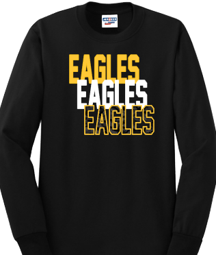 Black sales eagles shirt