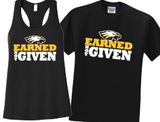 Earned Not Given (Short Sleeve Shirt, Long Sleeve Shirt, VNeck, Racerback Tank Top)