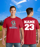 GB Baseball - Classic Glen Burnie Baseball Short Sleeve T Shirt