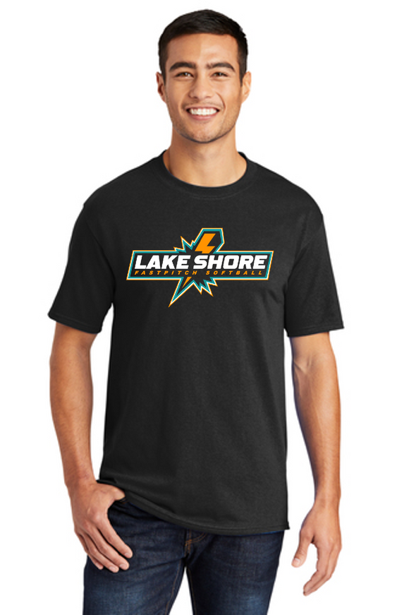 Lake Shore Softball - Official Short Sleeve Shirt (Black / White)