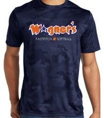 WAGNER'S - Navy Blue Camo Hex Short Sleeve Shirt (Youth / Adult)