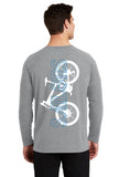 MDSA MTN Biking Team - Ladies PosiCharge Competitor Tee (White / Carolina Blue