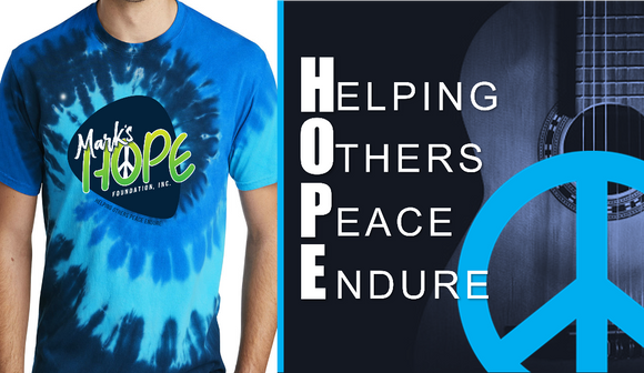 Mark's Hope - Blue Tye Die SS TShirt