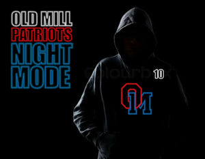 Patriots - Blackout Performance Hoodie Sweatshirt (Adult & Youth)