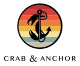 Crab & Anchor Retro Hoodie - Lightweight French Hoodie