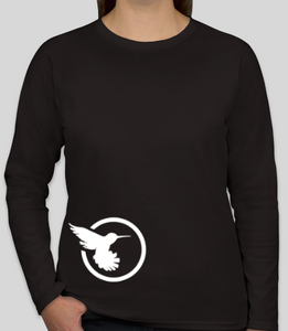 Sweetbird - Ladies Long Sleeve Simple Bird T Shirt