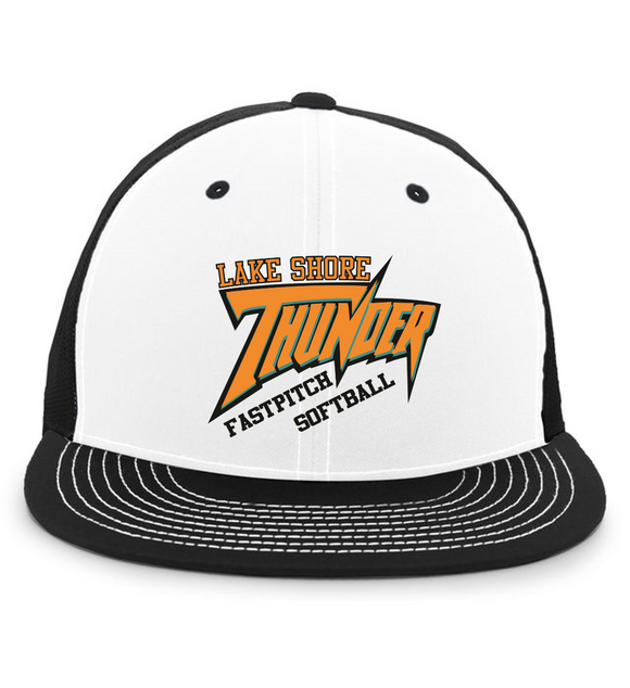 Lake Shore Softball - Thunder Embroidered Black Snapback Hat
