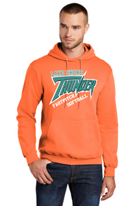 Lake Shore Softball - Thunder Hoodie Sweatshirt (Orange/Teal/Black)