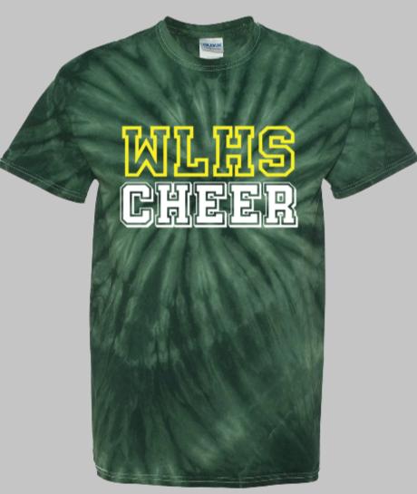 WLHS Cheer - 2022 Cheer Team Tie Dye Shirts